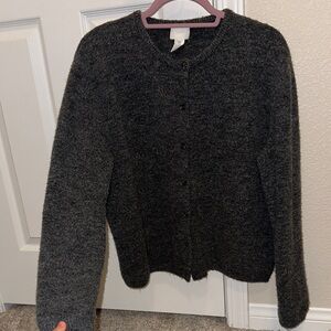 H&M Dark Gray Cardigan Sweater